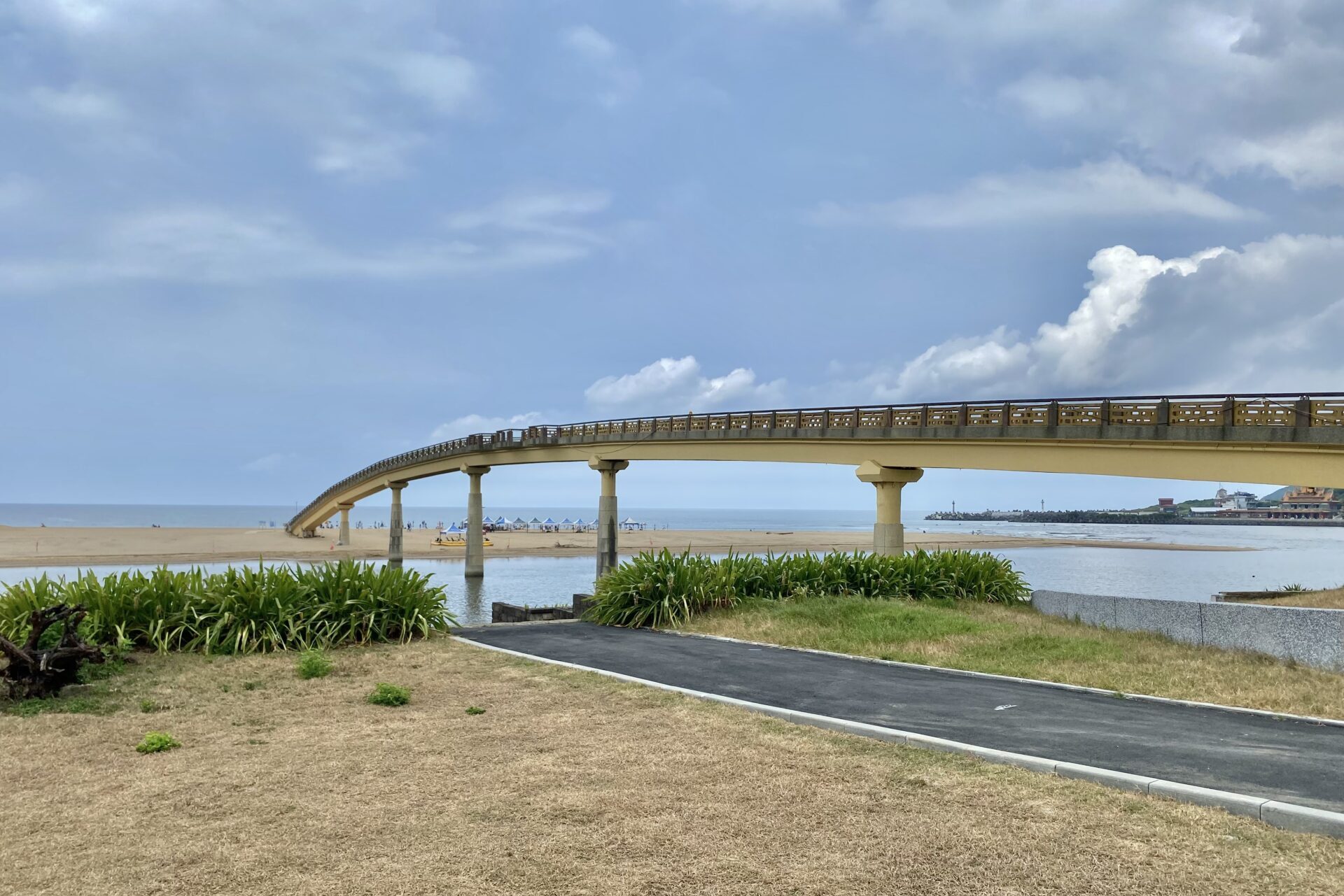 福隆海水浴場　橋