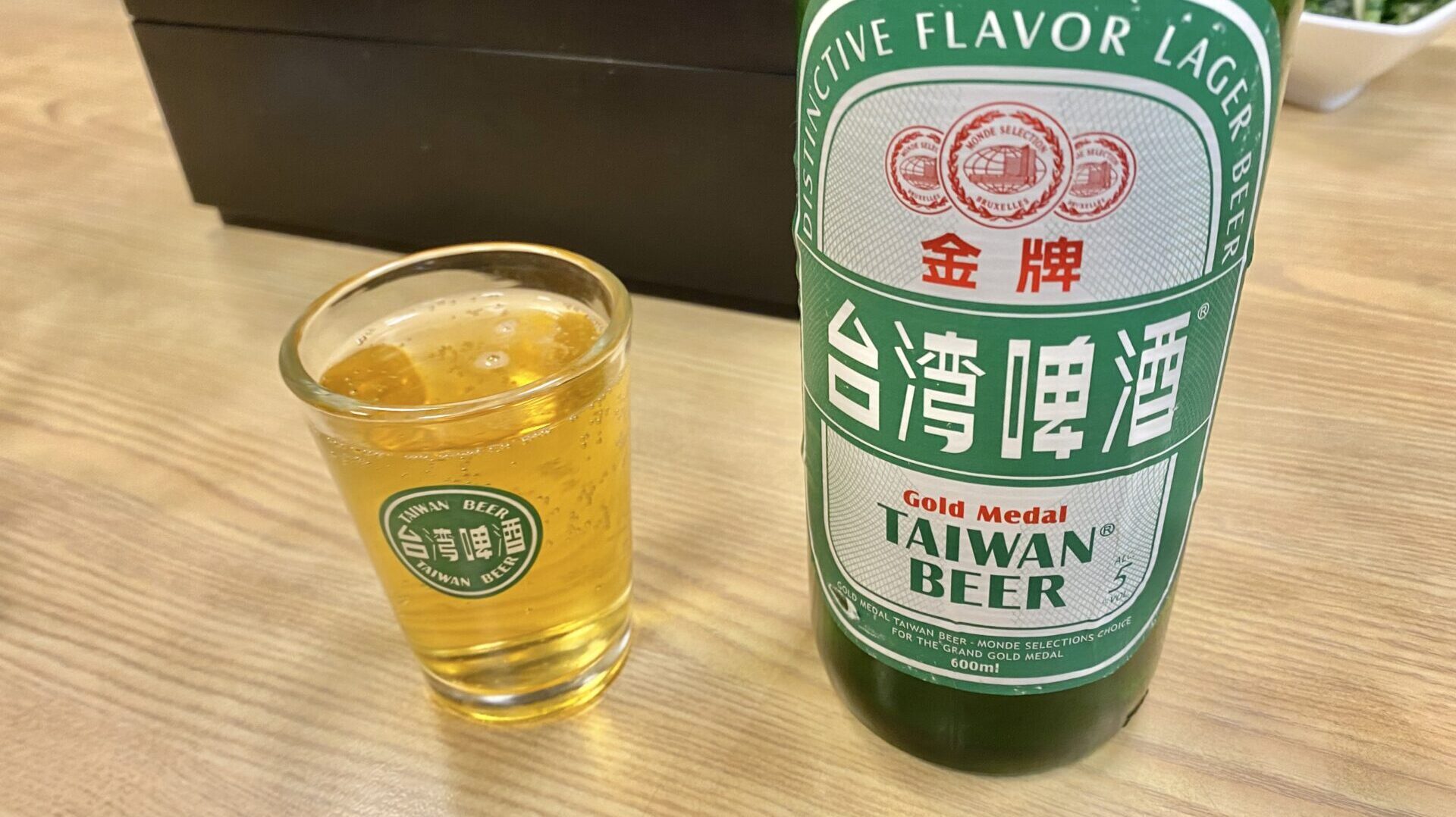 烏来で飲んだ台湾ビール