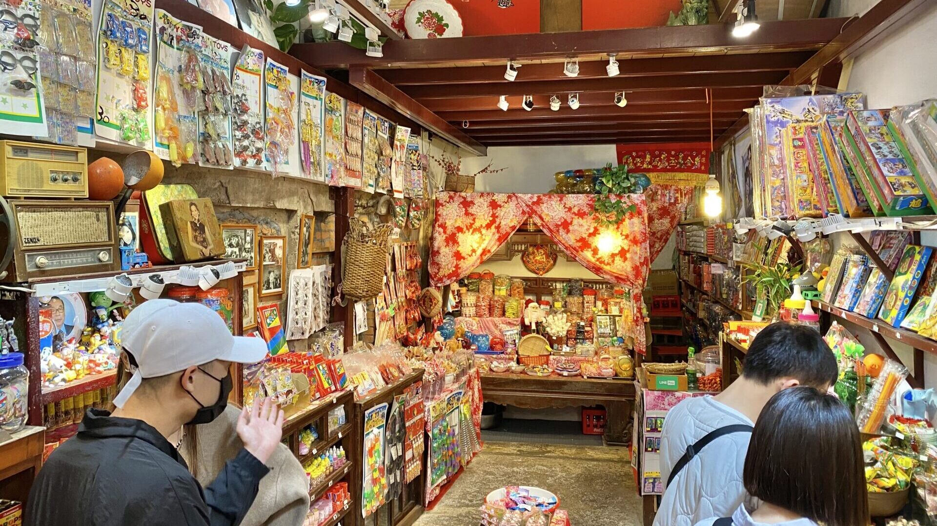 台湾の昔ながらの駄菓子があるお店