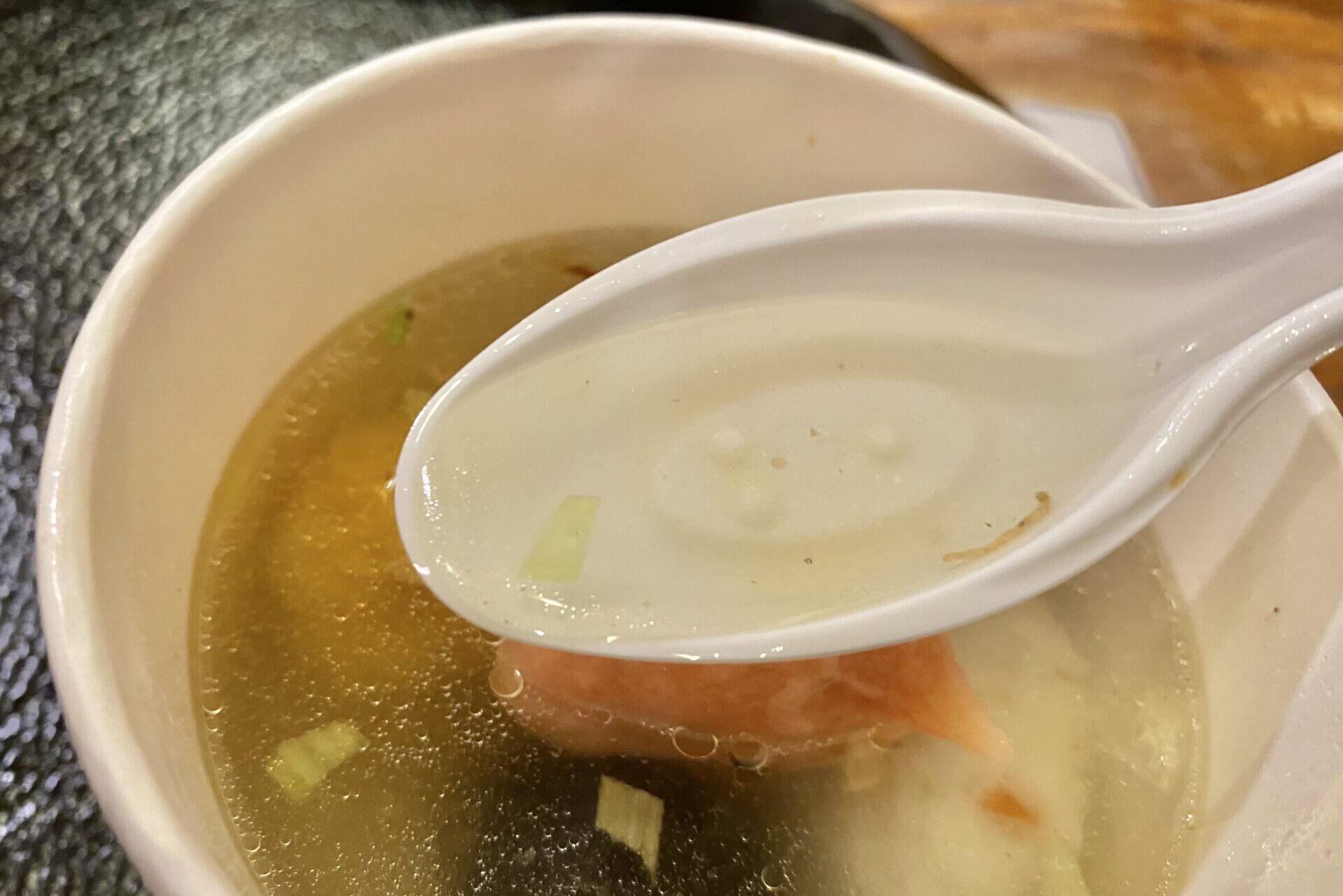 五味綜合丸湯のスープ